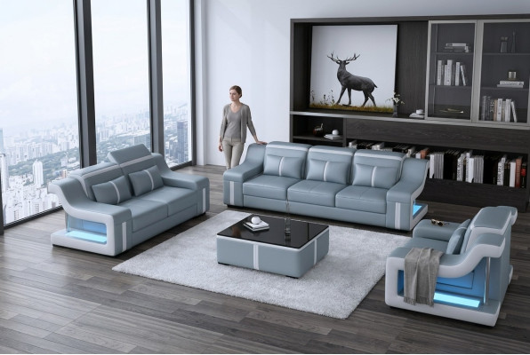 Leather living room suites couch set sofas couches sofa suite
