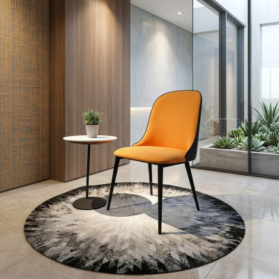 Chair Metal Upholstery Lounge Club Chair Seat Relax Luxury Room Wait New Design