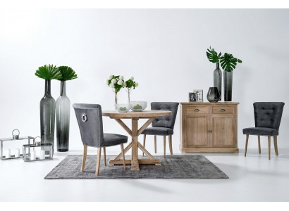 Classic Design Round Table Round Table Wood Tables 110/140 cm Dining Room New