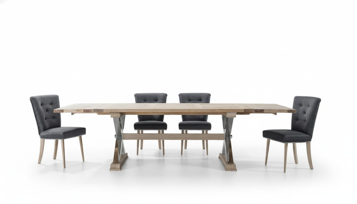 Dining room wood tables dining set chair group new table 6 design