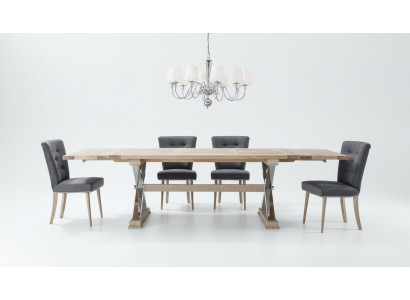Design dining room dining table table 8 armchair chair recliner chairs real wood
