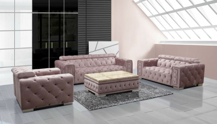 Classic Design Couch Chesterfield 3+1 Seater Couch Seat Upholstery Set New