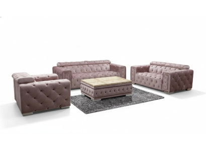 Classic Design Couch Chesterfield 3+1 Seater Couch Seat Upholstery Set New