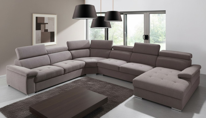 XXL Large Living Room Sectional Textile Sofa Upholstery Sofas Couches New