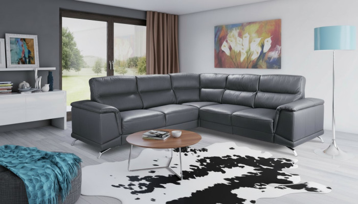 Corner set home theater sofa couch upholstery couches sofas relax footrests leather
