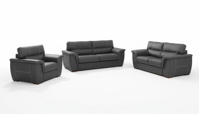 Leather design couch upholstery seat suite sofa sets 3+2+2 leather sofas new