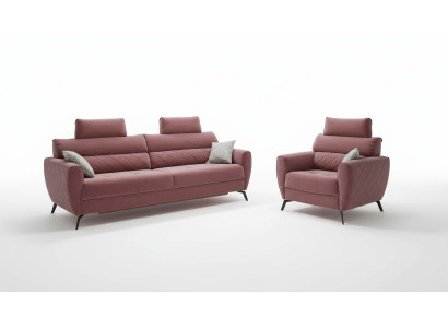 Leather Design Couch Upholstery Seat 2+1+1 Sofa Set Faux Leather Lounge Set