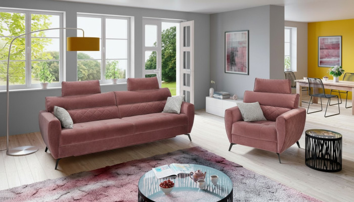 Classic Design Sofa Seat Upholstery Complete Set Suite 3+2 Textile Suites