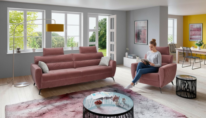 Three-seater couch upholstery design sofa seat 3-seater sofas room furniture modern leather