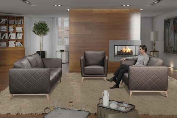 Leather design couch upholstery seat 3+1+1 set sofa sets faux leather