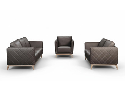 Sofa Set 3+1 Seater Leather Couches Sofa Upholstery Suite Sofas