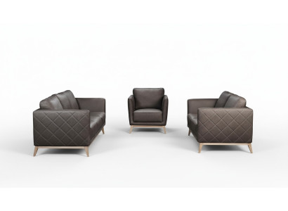 Leather design couch upholstery seat set sofa sets faux leather 3+2+2 new