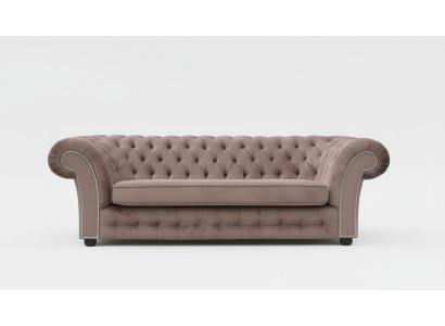 3-seater sofa fabric design couch upholstered sofas textile modern chesterfield beige