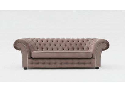 3-seater sofa fabric design couch upholstered sofas textile modern chesterfield beige