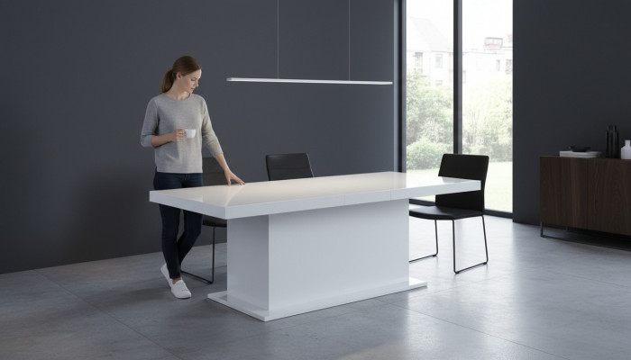 Modern dining table tables dining tables tables white modern extendable XXL