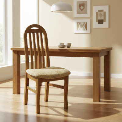 Dining room set chair suite seat cushion living room wood 6x chairs