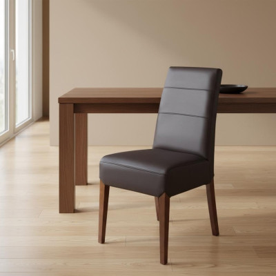 Set of 4 leather solid wood chairs dining room chairs designer chairs dining room chairs