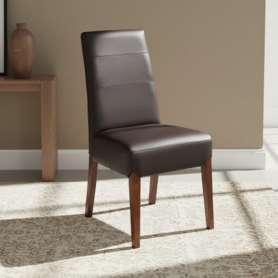 Set of 6 leather solid wood chairs dining chairs designer chairs dining chairs