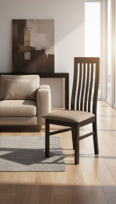 Dining room set chair suite 4x chairs upholstered backrest solid seat