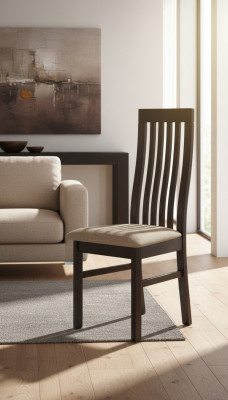 Set of 8 Solid Wood Upholstered Dining Chairs Designer Dining Chairs