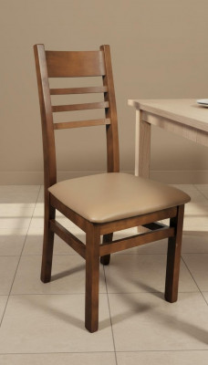 Leather Set of 4 Solid Wood Chairs Dining Room Chair Designer Chairs Dining Chairs New