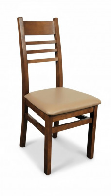 Leather Set of 6 Solid Wood Chairs Dining Chairs Designer Chairs Dining Room Chairs