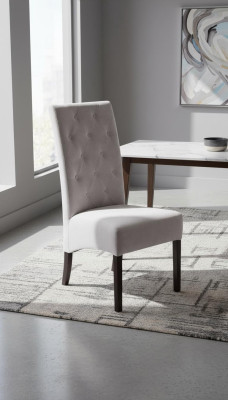 Set of 8x Chesterfield Designer Solid Wood Chairs Dining Chairs Designer Upholstery