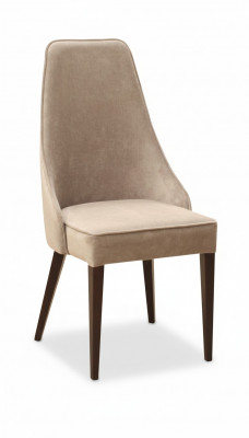 Set of 6x Designer Chairs Leather Armchairs Chairs for Dining Rooms Wood Upholstered