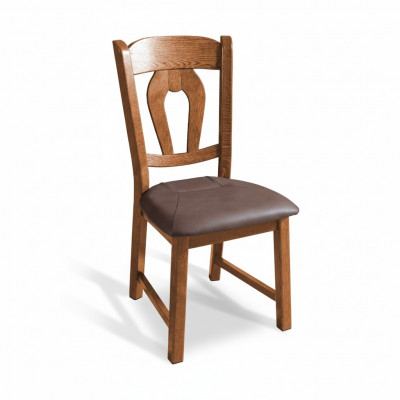 Chair Solid Wood Armchair Wood Fabric Upholstery Chairs Gastro Design Dining Room