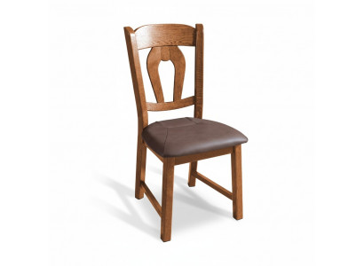 Chair Solid Wood Armchair Wood Fabric Upholstery Chairs Gastro Design Dining Room