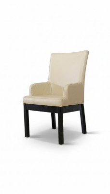 Modern armchair chair wood upholstery design chairs dining room 100%