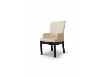 Set of 6 armchair chairs group set wood upholstered chairs dining room