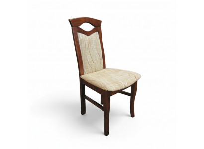 Set of 8 textile armchairs designer wood upholstered chairs dining room restaurant