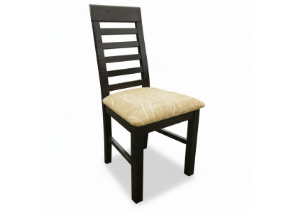 Set of 2x Armchair Design Wood Upholstered Fabric Chairs Dining Room Textile Gastro