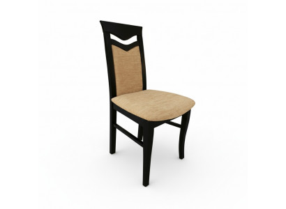 Armchair Chair Designer Wood Fabric Upholstery Chairs Bistro Dining Room Textile