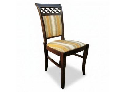 Set of 6 armchairs chair designer wood fabric upholstered chairs for dining room textile