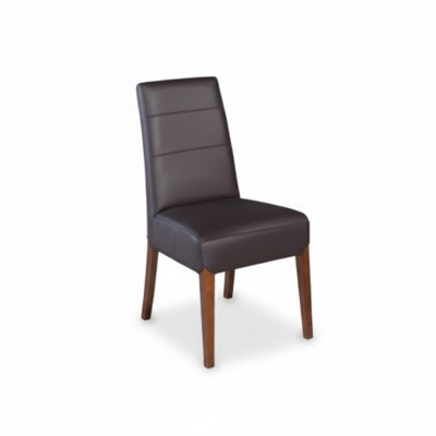 Armchair Gastro Design Chair Wood Upholstery Dining Room Leather Chair Chairs