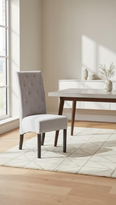 Dining chair set of 10 chairs armchairs wood leather upholstery for dining room.