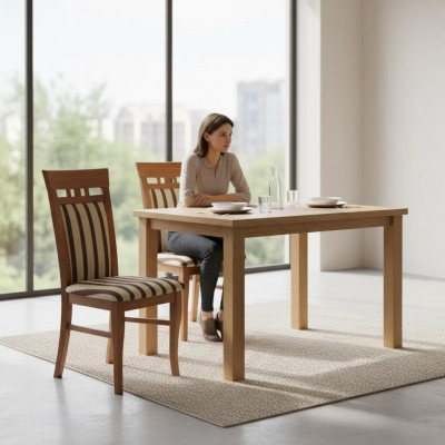 Chairs 10x Set Armchairs Solid Wood Dining Room Chair Upholstered Reclining Chairs Dining Room