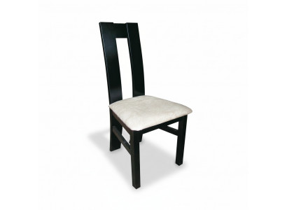 Dining chair set of 10 chairs, armchairs, leather upholstered, solid wood, new, catering.