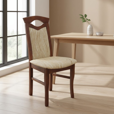 Dining Chair Set 20x Armchairs Solid Wood Fabric Upholstered Chairs Gastro Dining Room