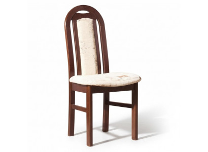 Dining chair seat armchair solid wood fabric upholstery chair gastro dining room