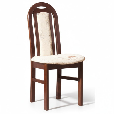 Dining Chair Set of 4 Upholstered Armchairs Solid Wood Fabric Chairs for Dining Room