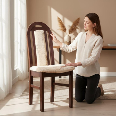 Chairs 10x Set Armchairs Dining Room Upholstered Chairs Dining Room Chair Solid Wood