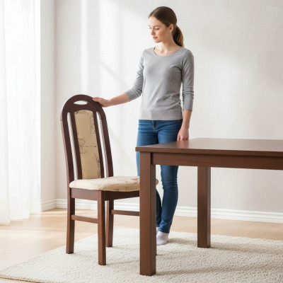 Set of 20 wooden dining chairs upholstered chairs solid wood dining room chairs for restaurants