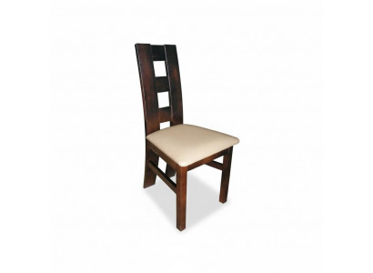 Design armchair chair wood fabric upholstery dining room leather gastro chair