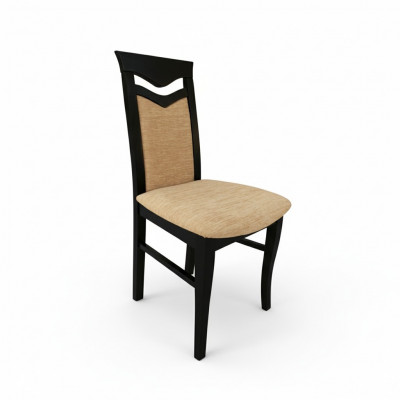 Set of 10x Armchairs Chair Designer Wood Fabric Upholstered Chairs Gastro Dining Room Armrest