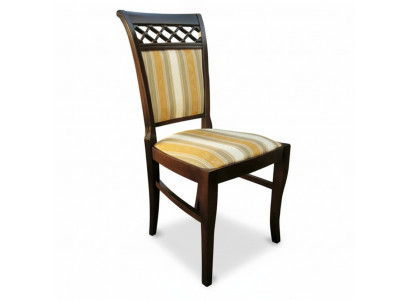 Group of armchairs, wood, set of 10 for restaurant, dining room, upholstered chairs, new gastro chair.