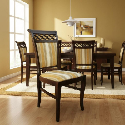 Wood 20x Restaurant Chair Set Group Upholstered Chairs Gastro New Dining Room