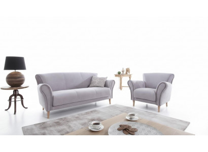 Modern design relax armchair upholstered 1-seater couch sofa living room